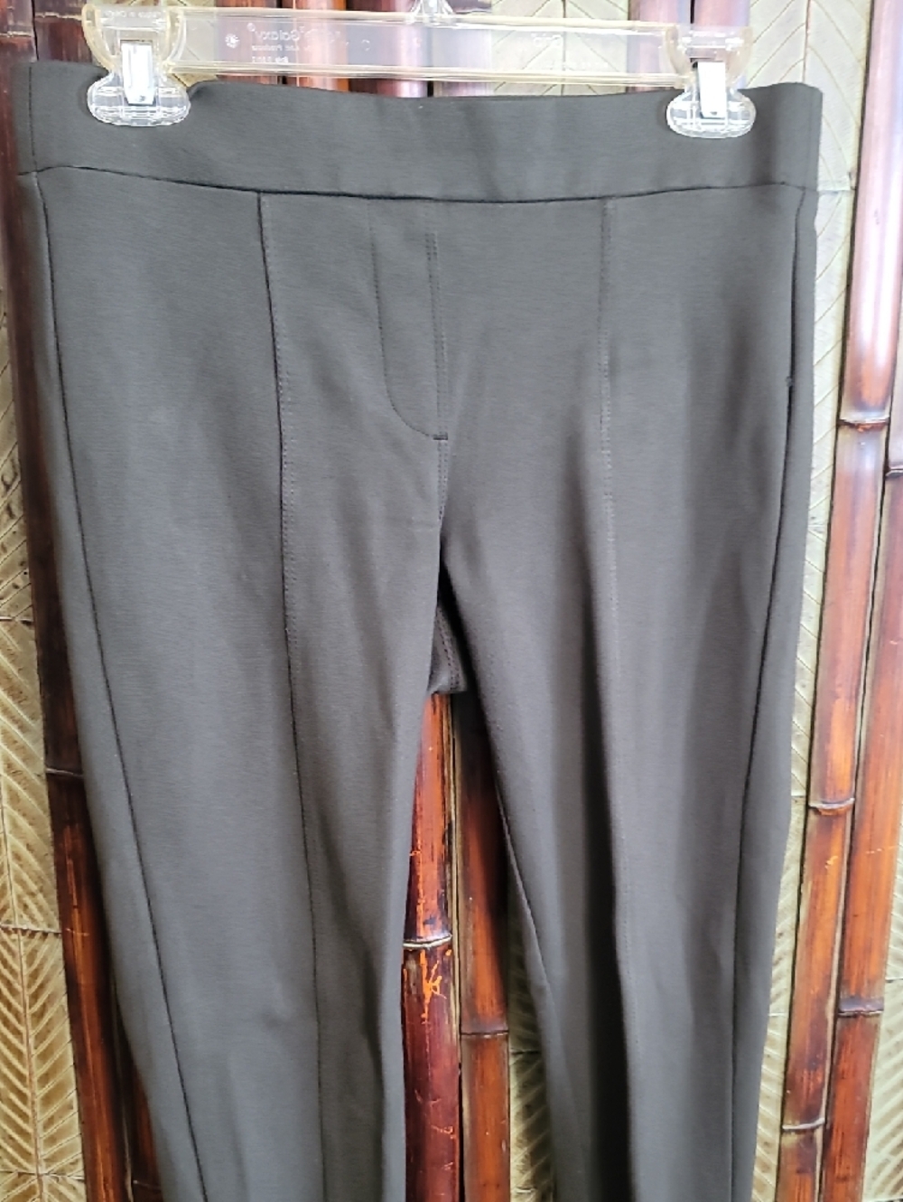Style & Co. Olive Green Ponte Ankle Pants